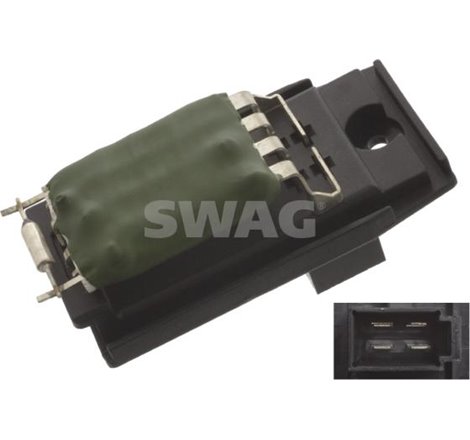 Rezistor, ventilator habitaclu - Swag-50 94 5415