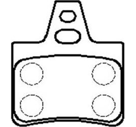 Set placute frana Spate CITROEN XANTIA. XM 1.6-3.0 05.89-04.03 - Textar-2016203