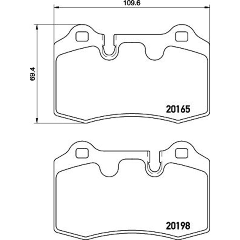 Set placute frana Spate FERRARI 599 GTB-GTO. 612 SCAGLIETTI. F430. F430 SPIDER. MASERATI GRAN TURISMO I. GRANCABRIO. QUATTROPORT