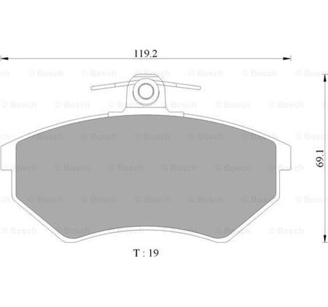 Set placute frana Fata AUDI 100 C3. A4 B5. CHERY COWIN. FENGYUN. TIGGO. SEAT CORDOBA. CORDOBA VARIO. IBIZA II. INCA. TOLEDO I. V