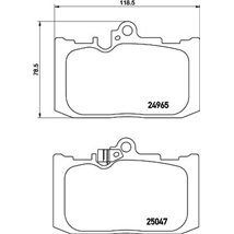 Set placute frana fata STEXUS GS. IS III. RC. TOYOTA MARK X II 2.0-4.6 04.05- - Textar-2032501