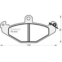 Set placute frana Spate CHRYSLER VIPER. DODGE VIPER. LOTUS ESPRIT S4. RENAULT 21. ESPACE III. LAGUNA I. SAFRANE I. SAFRANE II. S