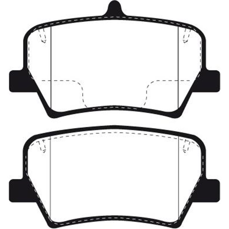 Set placute frana Spate cu suruburi de ghidare a etrierului de frana. VOLVO XC40 1.5-Electric 10.17- - Textar-2051001