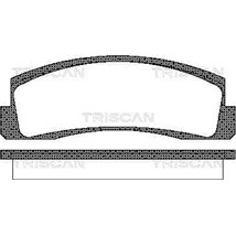 Set placute frana fata STADA NADESCHDA. NIVA 1.6-1.9D 12.76- - Textar-2066001