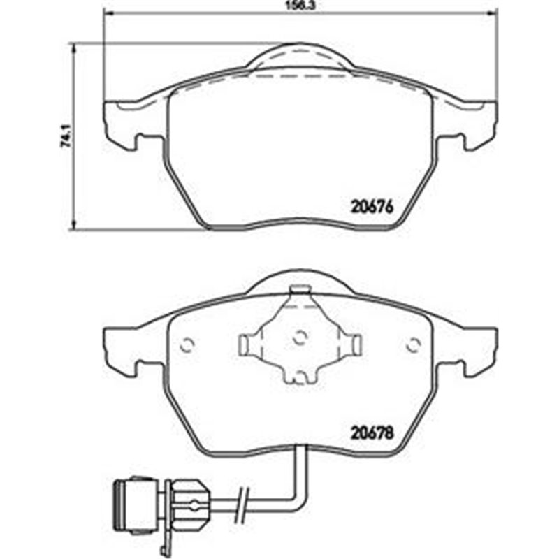 Set placute frana Fata AUDI 100 C4. A6 C4 1.8-2.8 12.90-12.97 - Textar-2067602