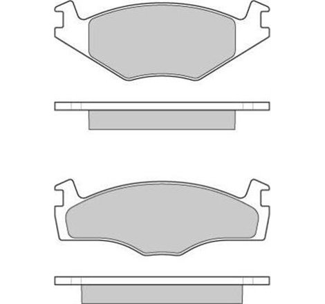 Set placute frana Fata SEAT CORDOBA. IBIZA II. VW DERBY. POLO. POLO CLASSIC. POLO II. POLO III. POLO III CLASSIC. POLO-HATCHBACK