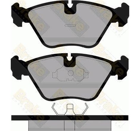 Set placute frana Fata BMW 5 E34. 7 E32. Z3 E36 1.8-5.0 03.85-06.00 - Textar-2096801