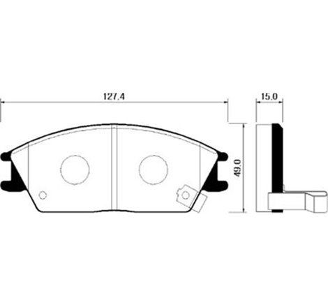 Set placute frana Spate HONDA ACCORD II. HYUNDAI GETZ. PONY. PONY-EXCEL. S 1.1-1.8 09.83-12.10 - Textar-2101204