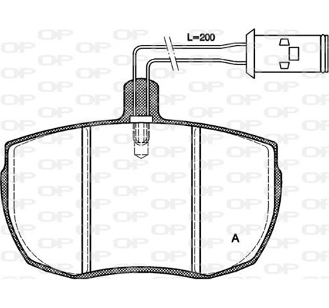 Set placute frana Fata IVECO DAILY II. ALFA ROMEO AR 8. LAND ROVER DISCOVERY I. RANGE ROVER I. ROVER 2000-3500 2.0-4.0 06.76-05.