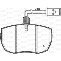 Set placute frana Fata IVECO DAILY II. ALFA ROMEO AR 8. LAND ROVER DISCOVERY I. RANGE ROVER I. ROVER 2000-3500 2.0-4.0 06.76-05.