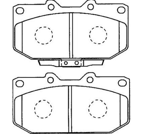 Set placute frana Fata NISSAN 300ZX. SILVIA. SUBARU IMPREZA. TOYOTA YARIS 1.8-3.0 05.90-06.20 - Textar-2130701