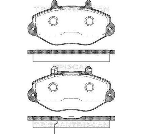 Set placute frana Fata FORD TRANSIT. TRANSIT TOURNEO 2.0-2.9 01.91-12.00 - Textar-2146901