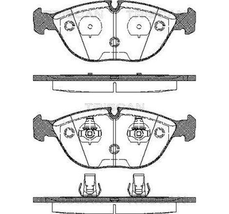 Set placute frana Fata MERCEDES C T-MODEL S202. C W202. CLK A208. CLK C208. E T-MODEL S210. E T-MODEL S211. E W210. E W211. E W2