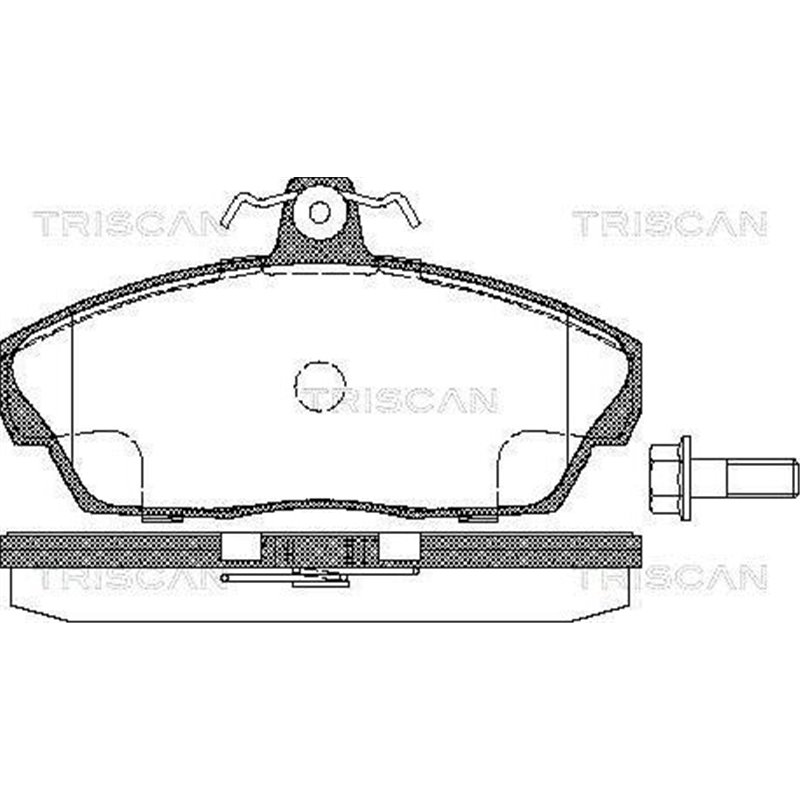 Set placute frana fata STAND ROVER FREELANDER I 1.8-2.0D-2.5 02.98-10.06 - Textar-2151504