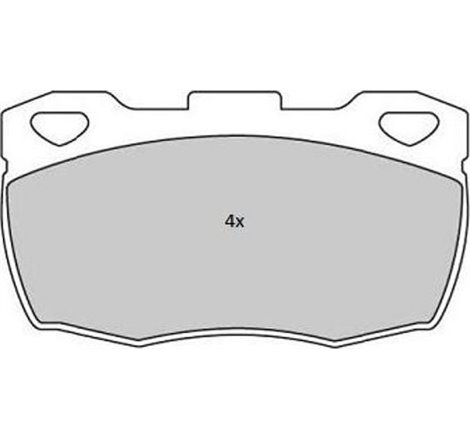 Set placute frana fata STAND ROVER 110-127. 90 I. DEFENDER 2.2D-4.0 09.83-02.16 - Textar-2151901