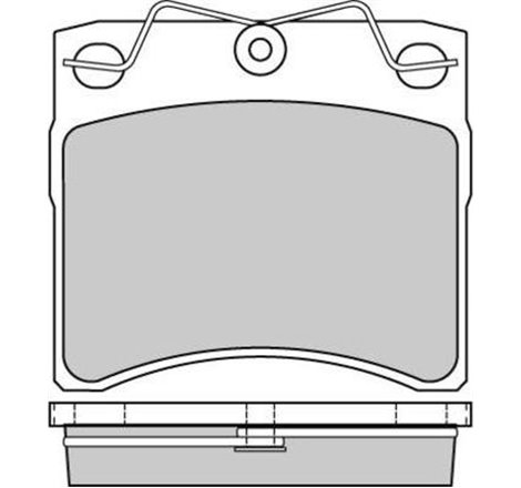 Set placute frana Fata VW CALIFORNIA T4 CAMPER. TRANSPORTER T4 1.8-2.8 07.90-06.03 - Textar-2163501