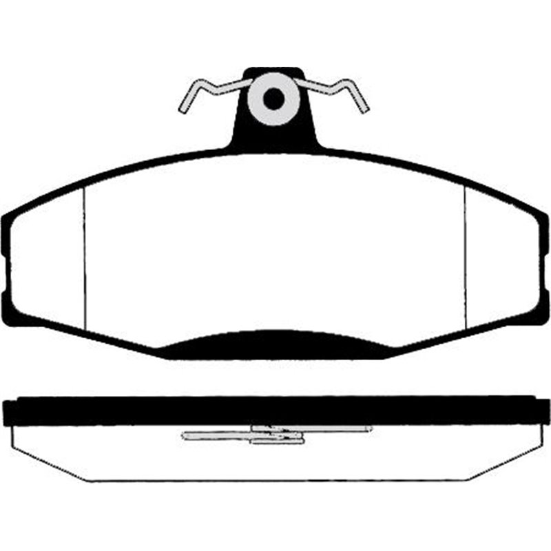 Set placute frana Fata SKODA FAVORIT. FAVORIT FORMAN. FAVORIT-KOMBI. FELICIA CUBE. FELICIA I. FELICIA II. VW CADDY II 1.3-1.6-1.