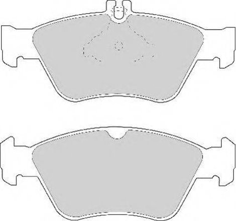 Set placute frana Fata MERCEDES C T-MODEL S202. C W202. CLK A208. CLK C208. E T-MODEL S210. E W210. SLK R170 2.0-3.0D 05.93-04.0