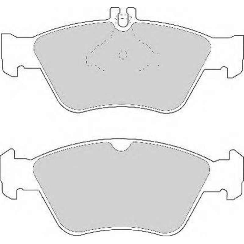 Set placute frana Fata MERCEDES C T-MODEL S202. C W202. CLK A208. CLK C208. E T-MODEL S210. E W210. SLK R170 2.0-3.0D 05.93-04.0