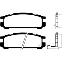 Set placute frana Spate SUBARU IMPREZA. LEGACY I. LEGACY II. LEGACY III. LEGACY OUTBACK. SVX 1.6-3.3 01.89-08.03 - Textar-217030