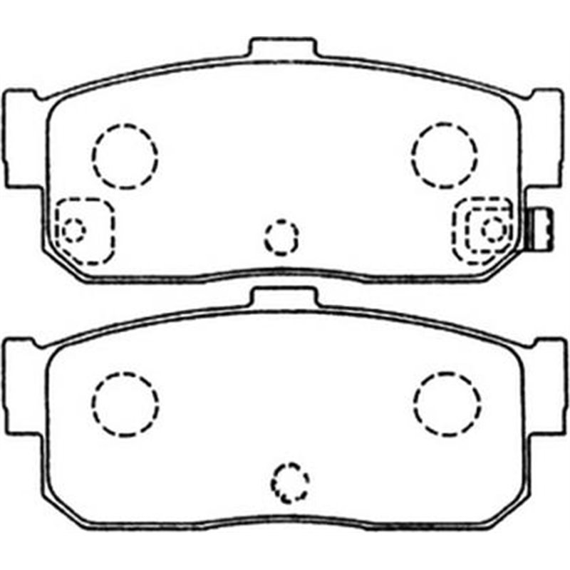 Set placute frana Spate INFINITI G20. I30. NISSAN 100NX. ALMERA I. ALMERA II. ALTIMA. AVENIR. MAXIMA-MAXIMA QX IV. MAXIMA-MAXIMA