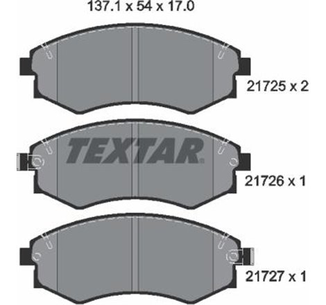 Set placute frana Fata DAEWOO KORANDO. HYUNDAI COUPE I. ELANTRA III. GETZ. LANTRA I. LANTRA II. MATRIX. SONATA II. SONATA III. S
