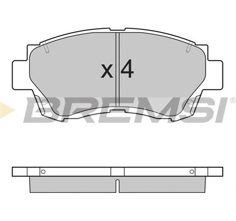 Set placute frana fata STEXUS ES. LS. SC. TOYOTA ALTEZZA. ALTEZZA GITA. AVALON. CAMRY. CELICA. CHASER. CRESTA V. CROWN. MARK II.