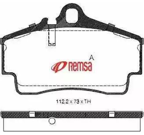 Set placute frana Spate PORSCHE 911. 911 TARGA. BOXSTER. BOXSTER SPYDER. CAYMAN 2.5-3.6 09.96-06.13 - Textar-2179203