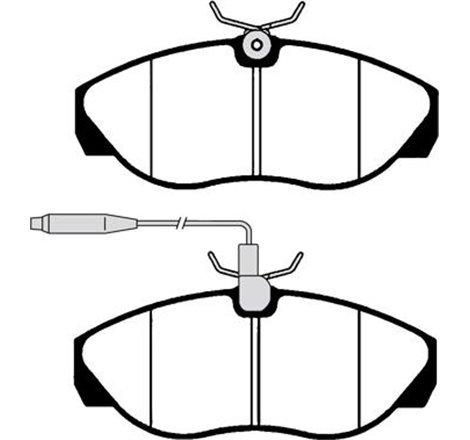 Set placute frana Fata CITROEN JUMPER I. FIAT DUCATO. PEUGEOT BOXER 1.9D-2.8D 02.94-04.02 - Textar-2179701