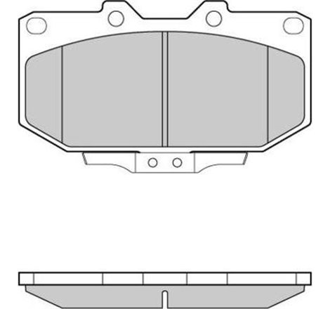 Set placute frana Fata NISSAN 200SX. SKYLINE. SUBARU IMPREZA 2.0-2.5-2.6 07.93-12.08 - Textar-2185401