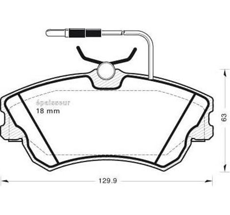 Set placute frana fata DRENAULT ESPACE III 1.9D-3.0 11.96-10.02 - Textar-2188801