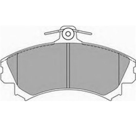 Set placute frana Fata MITSUBISHI COLT CZC VI. COLT VI. SMART FORFOUR 1.1-1.5D 01.04-06.12 - Textar-2192003