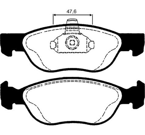 Set placute frana Fata FIAT PUNTO. PUNTO-HATCHBACK 1.3D-1.4-1.9D 09.96-03.12 - Textar-2192703