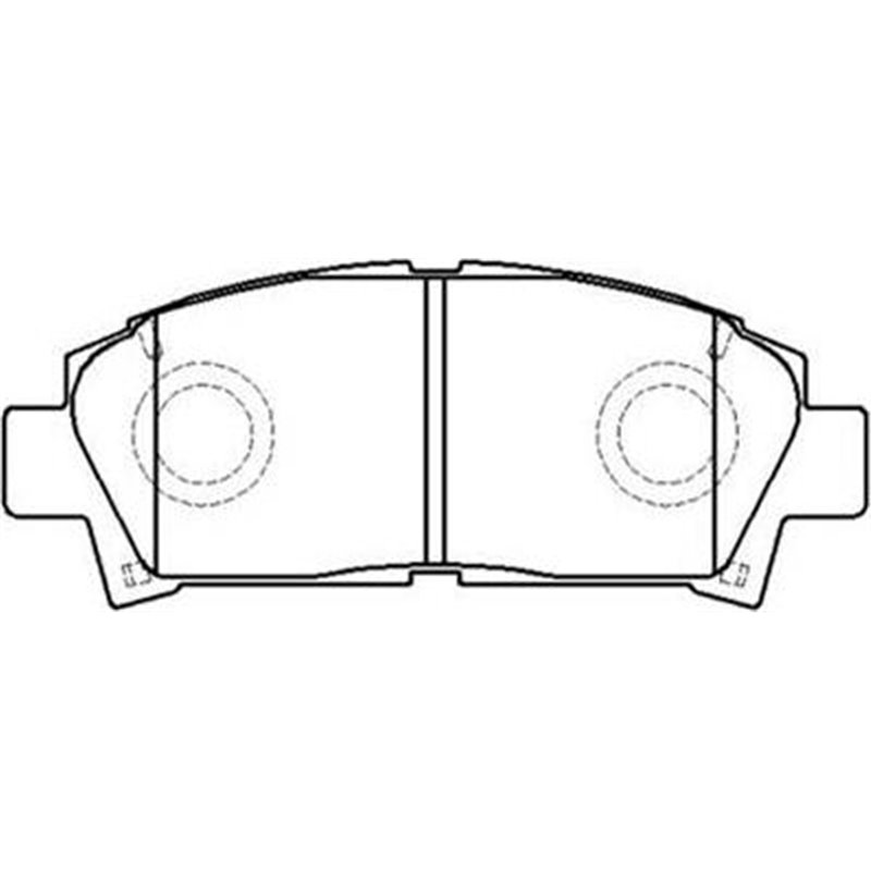 Set placute frana Fata TOYOTA AVENSIS. CALDINA. CARINA E VI. MR2 II 1.6-2.0D 12.89-02.03 - Textar-2196102