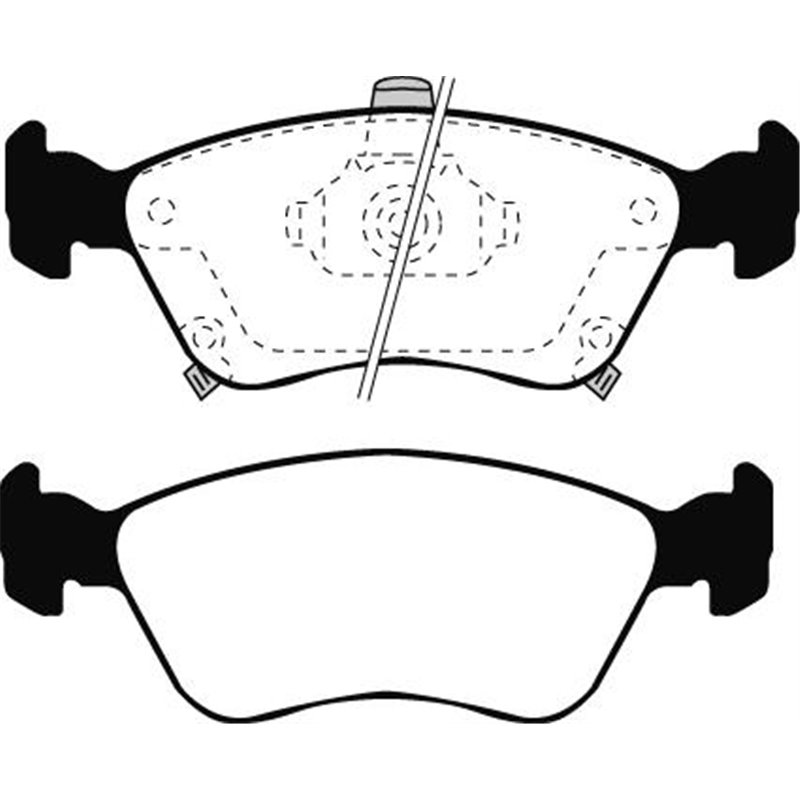 Set placute frana Fata TOYOTA AVENSIS 1.6-2.0D 09.97-02.03 - Textar-2197502