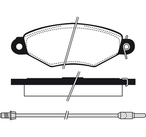 Set placute frana Fata NISSAN KUBISTAR. RENAULT KANGOO. KANGOO EXPRESS 1.0-Electric 08.97- - Textar-2198003