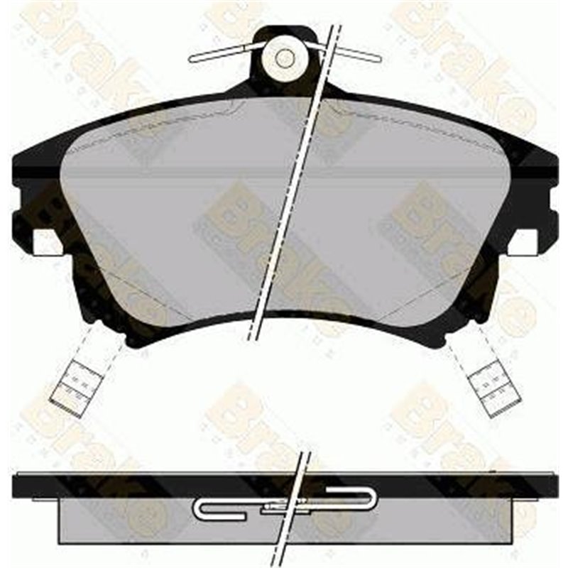 Set placute frana Fata VOLVO S40 I. V40. MITSUBISHI CARISMA. COLT CZC VI. COLT VI. SMART FORFOUR 1.3-2.0D 05.95-06.12 - Textar-2