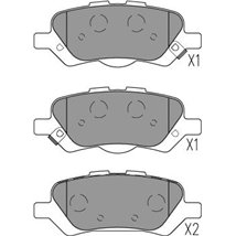 Set placute frana Spate TOYOTA VENZA. VW GOLF SPORTSVAN VII 1.0-2.7-3.5 11.08-08.20 - Textar-2200301