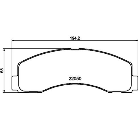 Set placute frana,frana disc - Textar-2205002