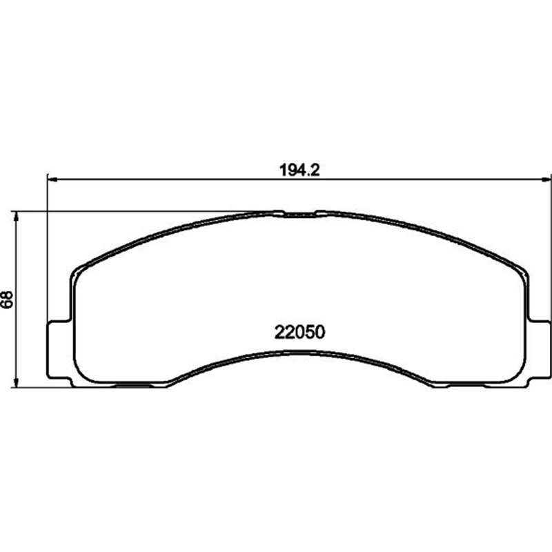 Set placute frana,frana disc - Textar-2205002