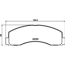 Set placute frana,frana disc - Textar-2205002