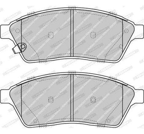 Set placute frana FataCADILLAC SRX 2.8-3.6ALK 01.09-12.16 - Textar-2207701
