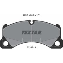 Set placute frana Fata PORSCHE CAYENNE. MACAN. PANAMERA 2.0-4.8 02.07- - Textar-2214801