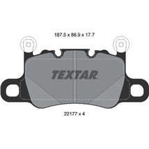 Set placute frana Spate BENTLEY CONTINENTAL. PORSCHE 718 CAYMAN. 911. 911 SPEEDSTER. PANAMERA 2.9-6.0 08.13- - Textar-2217701