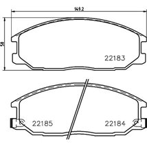 Set placute frana.frana disc - Textar-2218301 - Textar-2218301
