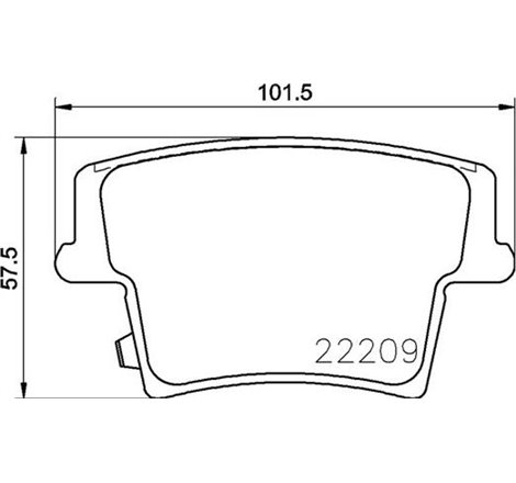 Set placute frana Spate CHRYSLER 300C. DODGE CHALLENGER. CHARGER. MAGNUM 3.5-6.4 09.04- - Textar-2220903