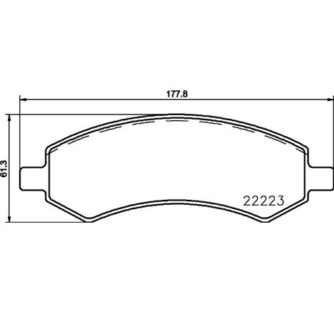 Set placute frana Fata CHRYSLER ASPEN. DODGE DAKOTA. RAM. RAM 1500. RAM 1500 3.0D-5.7 10.03- - Textar-2222301