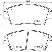 Set placute frana Fata HYUNDAI ELANTRA IV. TUCSON. TUCSON-SUV. KIA SPORTAGE IV 1.6-2.4 06.15-12.23 - Textar-2232901
