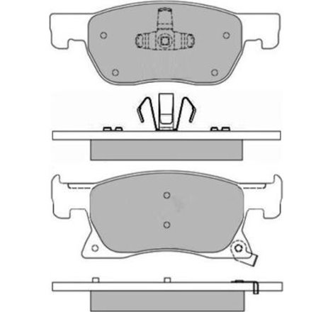 Set placute frana FataOPEL ASTRA K. ASTRA K-KOMBI 1.0-1.6D 06.15- - Textar-2234201