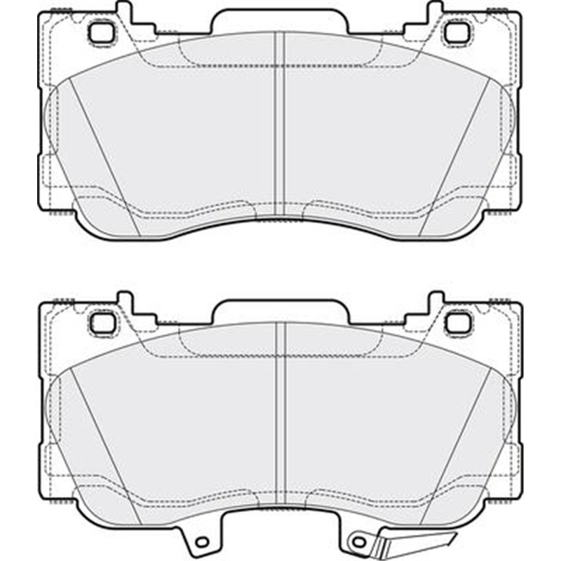 Set placute frana Fata FORD USA MUSTANG 2.3-5.2 02.14- - Textar-2235301